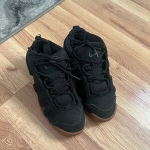 Nike Black Athletic Sneakers with Gum Outsole